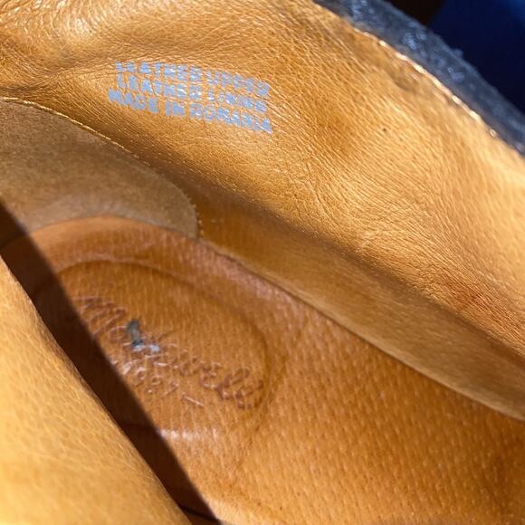 MADEWELL Cait Black Leather Suede Sz 9 Ankle Booties 2" Heel Zip Up Fall Winter - Picture 8 of 9